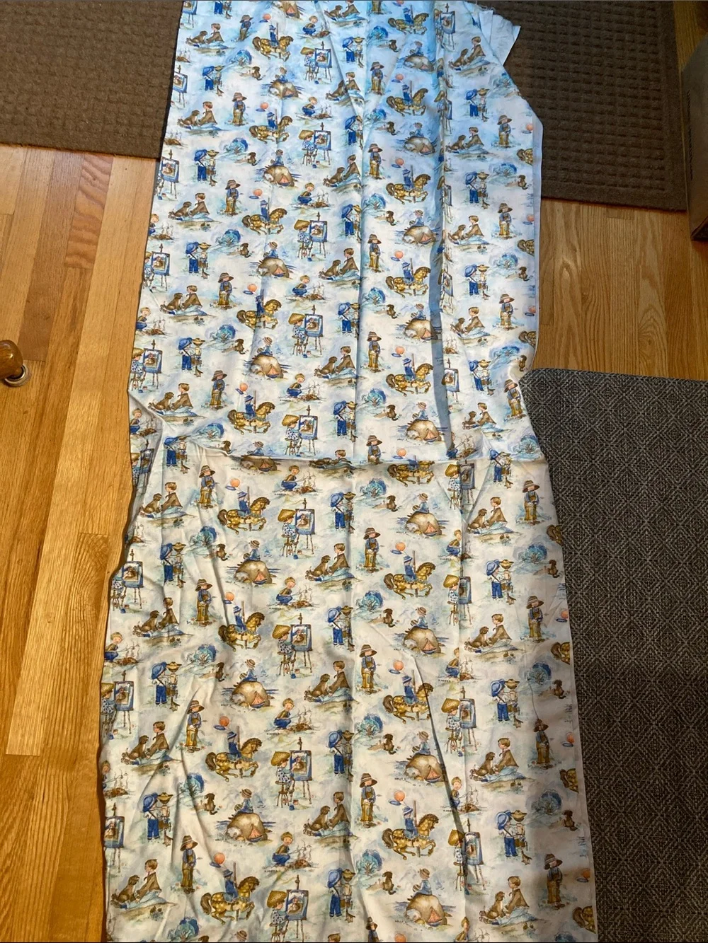 Vintage American greetings Holly Hobby fabric approximately one and a half yards